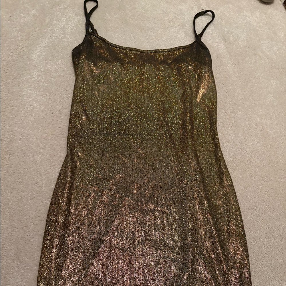 Elegant Gold Dress